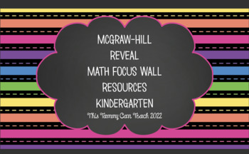 Preview of McGraw-Hill Reveal Math Focus Wall Kindergarten