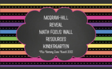 McGraw-Hill Reveal Math Focus Wall Kindergarten