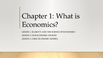 Preview of McGraw Hill Understanding Economics Chapter 1 Powerpoint Slides