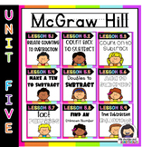 McGraw Hill Unit Five Lessons 5.1 - 5.9 Subtraction