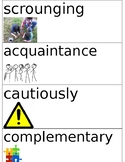 McGraw Hill Vocabulary with visuals Grade 4 Unit 3