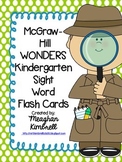 McGraw Hill WONDERS Kindergarten Sight Word Flash Cards