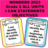 McGraw-Hill Wonders 2023 Grade 2 I Can Statements Objectiv