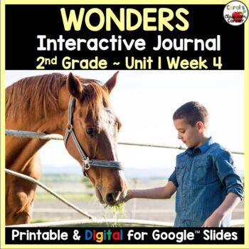 Preview of Wonders Reading 2017 2nd Grade Interactive Notebook Unit 1 Week 4 Google Digital
