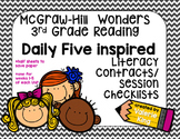 McGraw Hill Wonders 3rd Grade Reading Center Contracts/Che