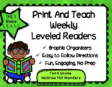 McGraw Hill Wonders 3rd Grade Unit 3 Print and Teach Level