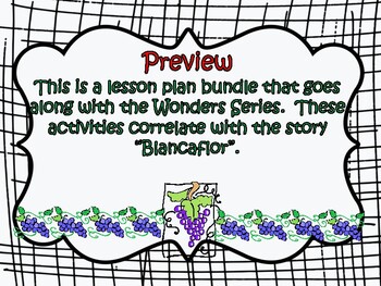 Preview of 5th - Blancaflor Lesson Plan Bundle