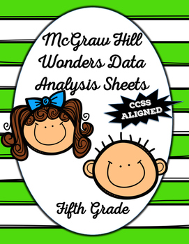Preview of McGraw-Hill Wonders Data Analysis Sheets