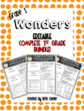 EDITABLE 1st Grade Weekly Newsletter BUNDLE to Correlate w