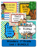 McGraw Hill Wonders First Grade Unit 1 BUNDLE