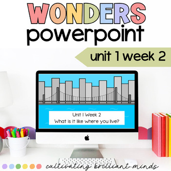 Preview of McGraw-Hill Wonders First Grade Unit 1 Week 2 PowerPoint DISTANCE LEARNING