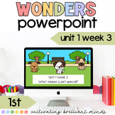 McGraw-Hill Wonders First Grade Unit 1 Week 3 PowerPoint D