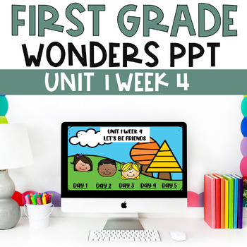 Preview of McGraw-Hill Wonders First Grade Unit 1 Week 4 PowerPoint DISTANCE LEARNING