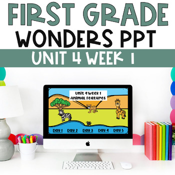 Preview of McGraw-Hill Wonders First Grade Unit 4 Week 1  PowerPoint DISTANCE LEARNING