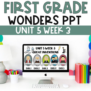 Preview of McGraw-Hill Wonders First Grade Unit 5 Week 3 PowerPoint DISTANCE LEARNING