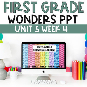 Preview of McGraw-Hill Wonders First Grade Unit 5 Week 4 PowerPoint DISTANCE LEARNING