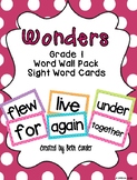 First Grade Word Wall Sight Words to Correlate with 1st Gr