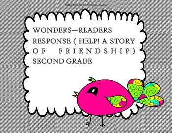 Preview of Reading Wonders Grade 2 Unit 1 - Reader Response Bundle