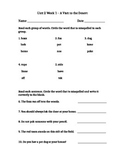 McGraw-Hill Wonders, Grade 2, Unit 2 Spelling Tests