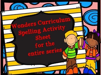 Preview of "Wonders" MEGA Spelling Bundle