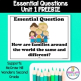 McGraw Hill Wonders Second Grade Essential Question Unit 1