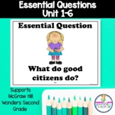 McGraw Hill Wonders Second Grade Essential Questions Unit 