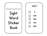 McGraw-Hill Wonders Sight Word Sticker Book