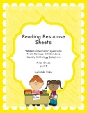 McGraw Hill Wonders Unit 5 Reading Response, First Grade