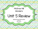 McGraw Hill Wonders Unit 5 Review First Grade