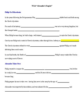 Preview of McGraw Hill World History: Early Ages - Topic 5 Lesson 6 Guided Notes