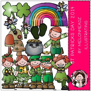 Preview of McGuire's St Patrick's Day clip art - 2014 - COMBO PACK- by Melonheadz