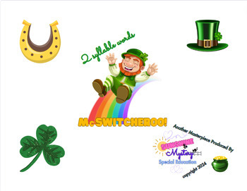 Preview of McSwitcheroo! St Patrick's Day Game: 2 syllable words closed, vce, cle, r-contr