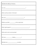 Mclass Style Comprehension Questions and Stems, Level F-H