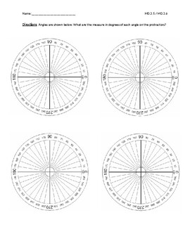 md 3 5 md 3 6 circular 360 degree protractors by jj s common core corner