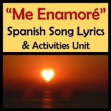 Me Enamore Song Lyrics & Activities in Spanish -Shakira Musica