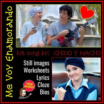 Preview of Me Voy Enamorando by Chino & Nacho - Song Activities