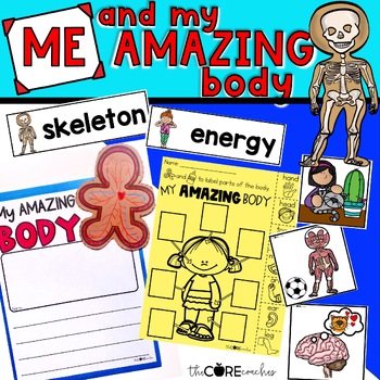 Preview of Me and My Amazing Body Read Aloud Activities - Preschool My Body Lessons