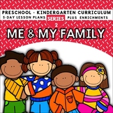 Me and My Family Lesson Plans Preschool Pre-K Kindergarten