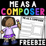 Me as a Composer - FREEBIE