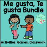Me gusta, ¿Te gusta? Bundle with Activities, Games, and Cl