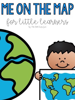 Preview of Me on the Map - A Book Companion for Little Learners!