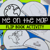 Me on the Map Flip Book - Map Skills Geography Activity