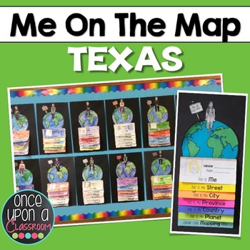 Preview of Me on the Map - Texas
