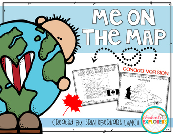 Preview of Me on the Map mini book: Canada