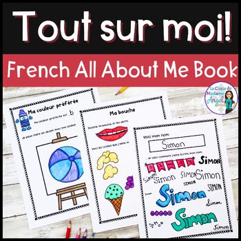 Preview of Me voici pour la rentrée | French All About Me Book  | Tout sur moi