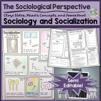 Preview of Mead, Cooley, and Socialization Overview for Sociology