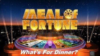 Meal Of Fortune. Spinner. PPTx. Food. Ethnic Food. Dinner. Game. Fun.