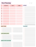 Meal Planner / Grocery List