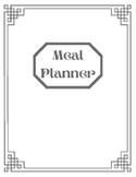 Meal Planner (Macro Tracker; Daily with Blank Date)