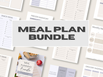 Preview of Meal Planner PDF